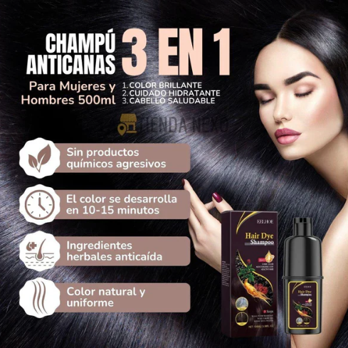 GRAYOFF: SHAMPOO ANTICANAS🖤