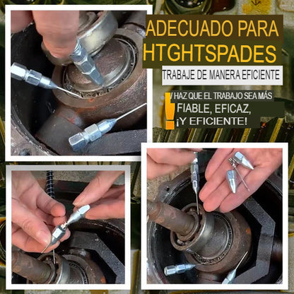 LUBEMASTER: INYECTORES DE GRASA 5 PIEZAS 🛠️✨