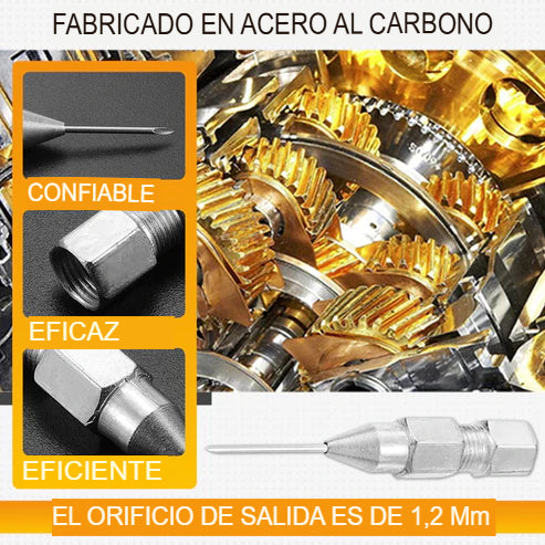 LUBEMASTER: INYECTORES DE GRASA 5 PIEZAS 🛠️✨