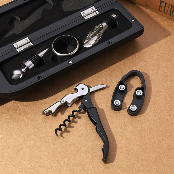 WINEPRO: SET DE 5 PIEZAS PARA ABRIR VINOS 🍷✨