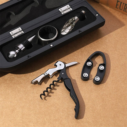 WINEPRO: SET DE 5 PIEZAS PARA ABRIR VINOS 🍷✨
