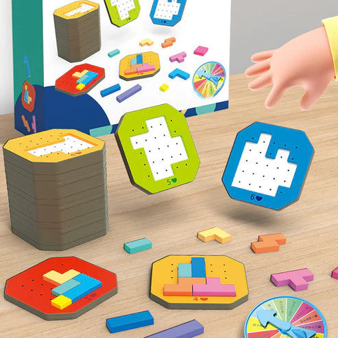 JUEGO DE MESA EDUCATIVO 128 PIEZAS 🧠🎲
