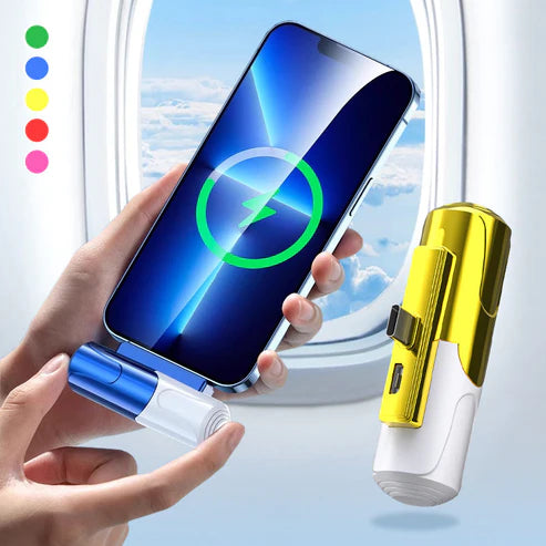 🔋 MINICHARGER: MINI POWERBANK 3300MAH LIGHTING Y TIPO C