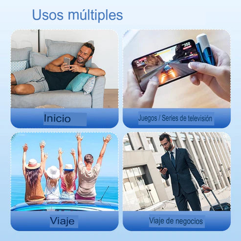 🔋 MINICHARGER: MINI POWERBANK 3300MAH LIGHTING Y TIPO C