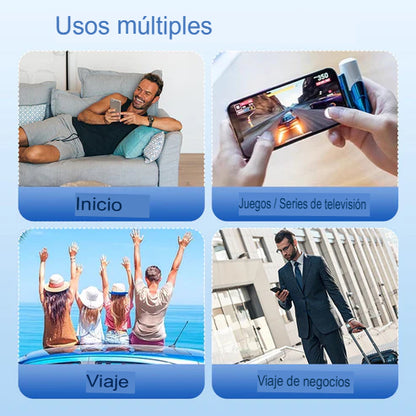 🔋 MINICHARGER: MINI POWERBANK 3300MAH LIGHTING Y TIPO C