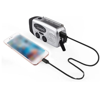 SOLAR RADIO: RADIO DE EMERGENCIA PORTÁTIL MULTIFUNCIONAL ALIMENTADA POR ENERGÍA SOLAR✨📻