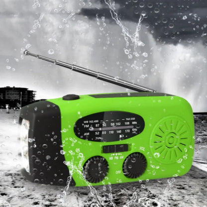 SOLAR RADIO: RADIO DE EMERGENCIA PORTÁTIL MULTIFUNCIONAL ALIMENTADA POR ENERGÍA SOLAR✨📻