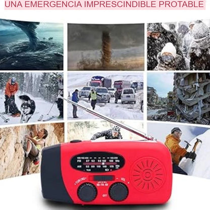 SOLAR RADIO: RADIO DE EMERGENCIA PORTÁTIL MULTIFUNCIONAL ALIMENTADA POR ENERGÍA SOLAR✨📻