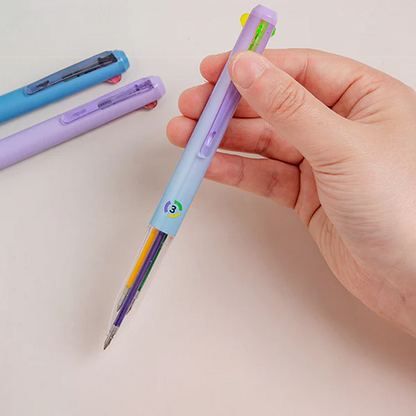 MULTICOLOR: PACK X 6 BOLIGRAFOS MULTIFUNCIÓN🖍️
