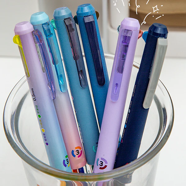 MULTICOLOR: PACK X 6 BOLIGRAFOS MULTIFUNCIÓN🖍️