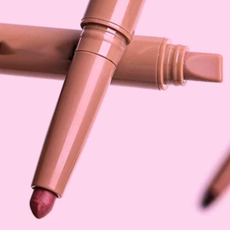 LIP LINER: 2X1 DELINEADOR CON PÉPTIDOS DE DOBLE PUNTA🔥💋