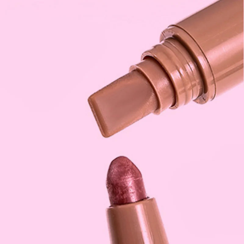 LIP LINER: 2X1 DELINEADOR CON PÉPTIDOS DE DOBLE PUNTA🔥💋