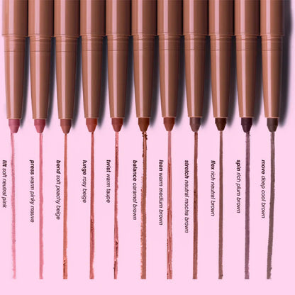 LIP LINER: 2X1 DELINEADOR CON PÉPTIDOS DE DOBLE PUNTA🔥💋
