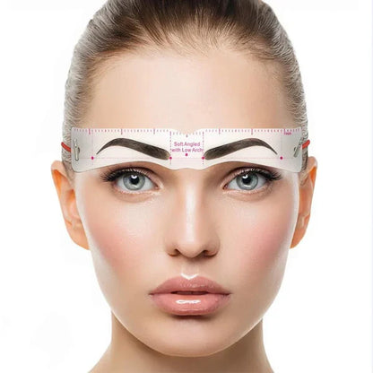 BROWMASTER: SET X12 PLANTILLAS DE CEJAS 🌟