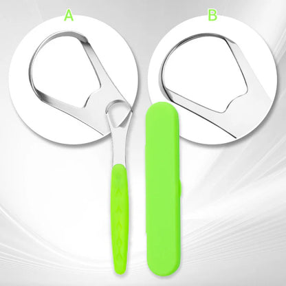 BREATHCARE: SET X3 LIMPIADORES DE LENGUA DE ACERO INOXIDABLE👅