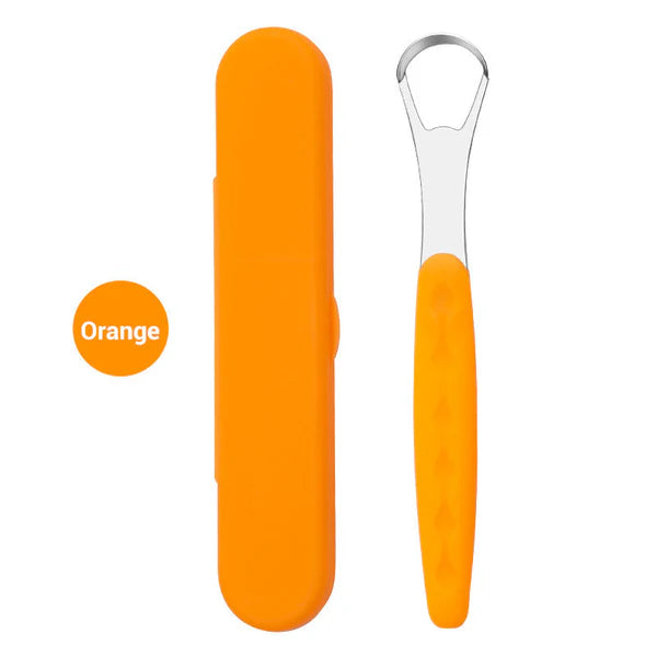 BREATHCARE: SET X3 LIMPIADORES DE LENGUA DE ACERO INOXIDABLE👅