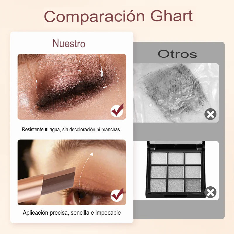 GLAM COLOR: SET X4 SOMBRAS DE OJOS MULTICOLOR 💎✨