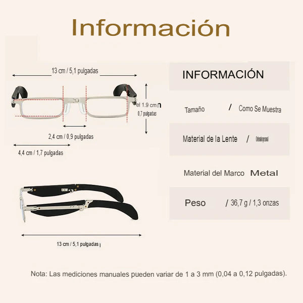 READ PRO: GAFAS DE LECTURA PLEGABLES CON FILTRO DE LUZ AZUL Y ESTUCHE 👓