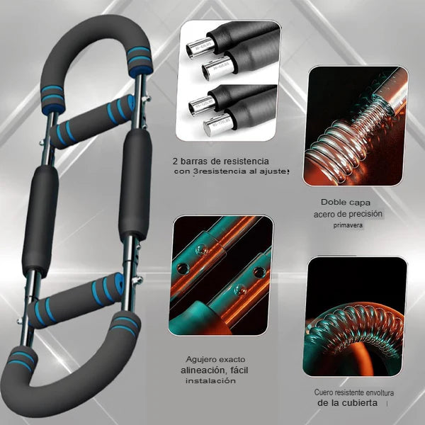 FORCE FIT: ENTRENADOR PORTÁTIL DE BRAZOS Y PECHO 💥