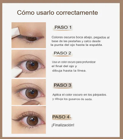 TRICOLOR EYE: 2X1 LÁPIZ DELINEADOR DE OJOS TRICOLOR 🎨👁️