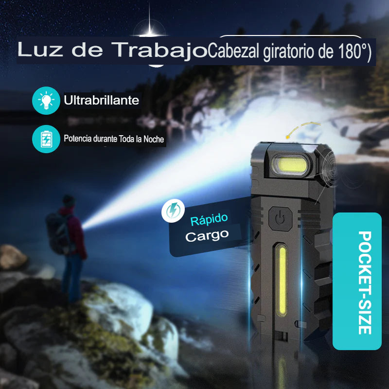 MAGNET LIGHT: LINTERNA MAGNÉTICA MULTIFUNCIONAL🔥🧲