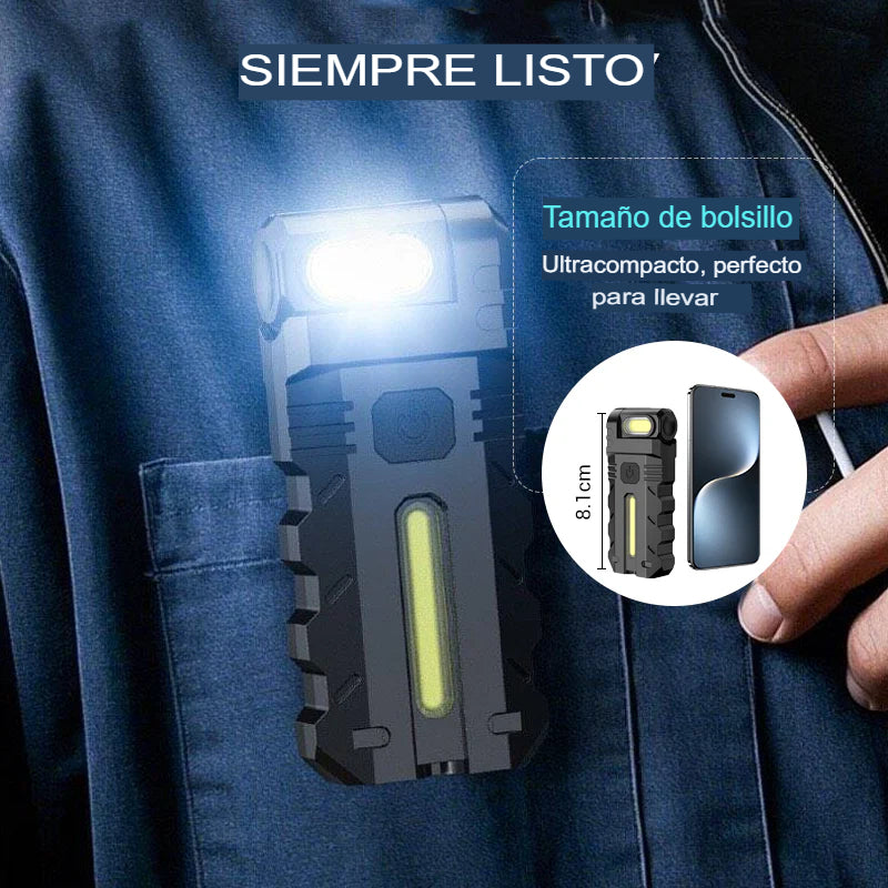MAGNET LIGHT: LINTERNA MAGNÉTICA MULTIFUNCIONAL🔥🧲