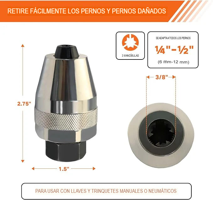 BOLT EXTRACTOR: SET X2 EXTRACTORES DE PERNOS 🔥🔩