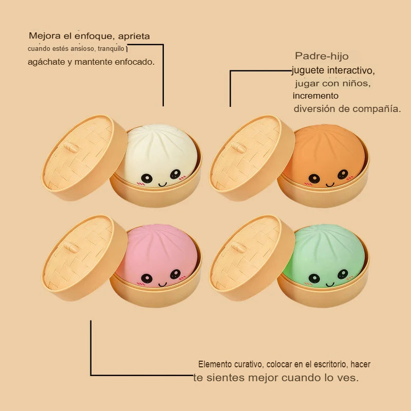 DUMPLING POP: JUGUETE ANTIESTRÉS SENSORIAL DUMPLING💖🖐️