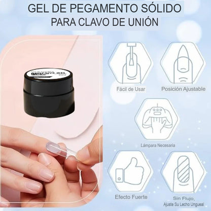 NAIL GLUE: PEGAMENTO DE UÑAS🔥💅