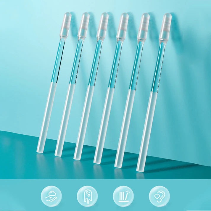 👂 AURICULAR CLEAN: KIT X 24 PALILLOS DE ELIMINACIÓN DE CERA REUTILIZABLES👂