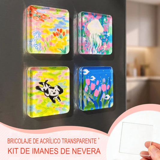 PHOTO MAGNET: KIT X5 IMANES DE ACRÍLICO PARA FOTOS 🔥🧲
