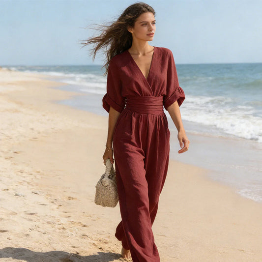 JUMPSUIT: ENTERIZO EN V💎👗