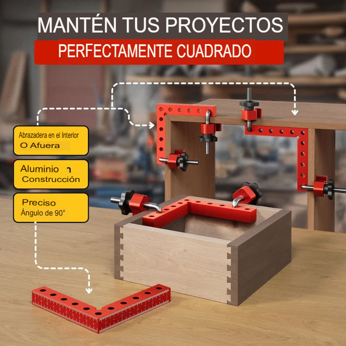 CLAMP ANGLE: KIT ABRAZADERA ÁNGULO RECTO 🔥📐