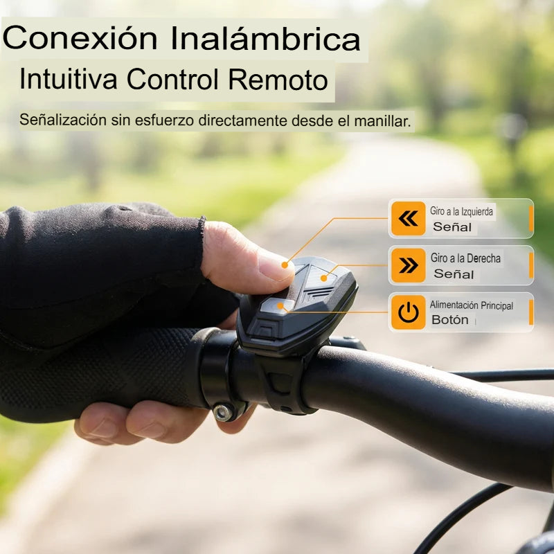 LUZ TRASERA DE BICICLETA 🚴🔴