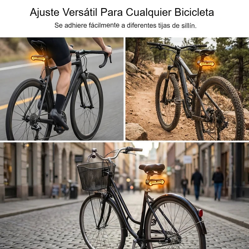 LUZ TRASERA DE BICICLETA 🚴🔴