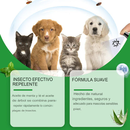 🐾 ECO-GUARD: KIT 2X1 SPRAY NATURAL ANTIPULGAS🐾