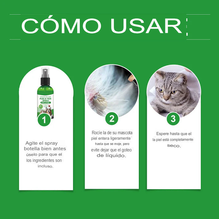 🐾 ECO-GUARD: KIT 2X1 SPRAY NATURAL ANTIPULGAS🐾