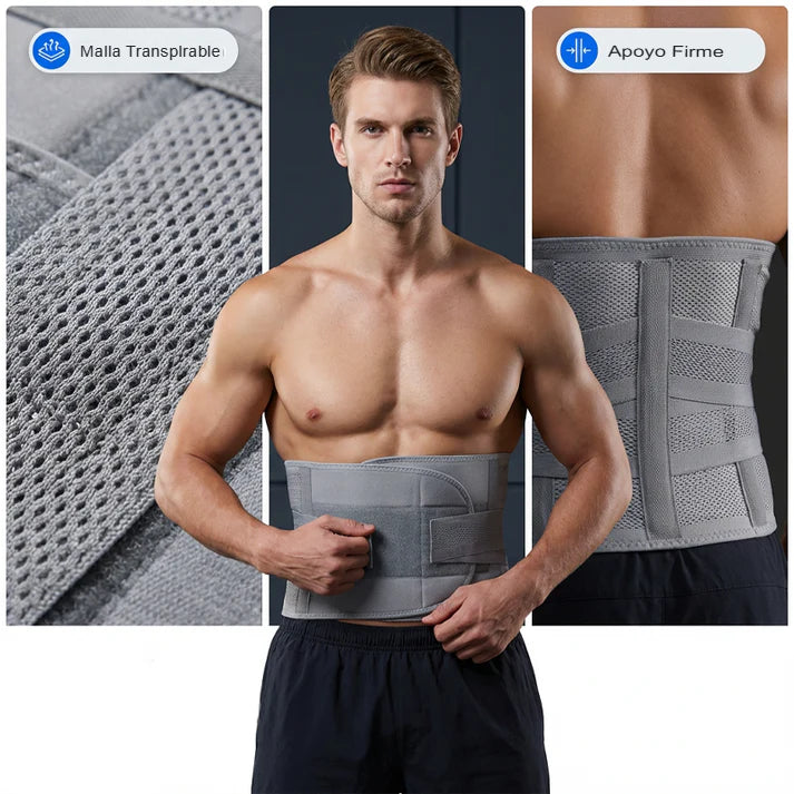 BACKFIX 360: CINTURÓN SOPORTE LUMBAR🧍‍♂️
