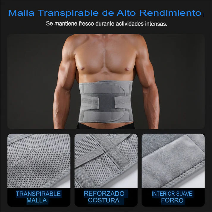 BACKFIX 360: CINTURÓN SOPORTE LUMBAR🧍‍♂️