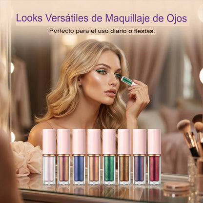 GLITTER EYES: SET X8 SOMBRAS BRILLANTES PARA OJOS🔥👁️