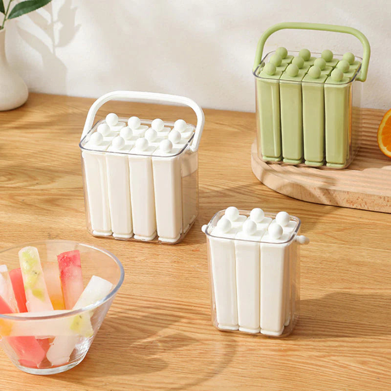 ICE POP MASTER: X12 MOLDE DE SILICONA PARA PALETAS 🔥💎