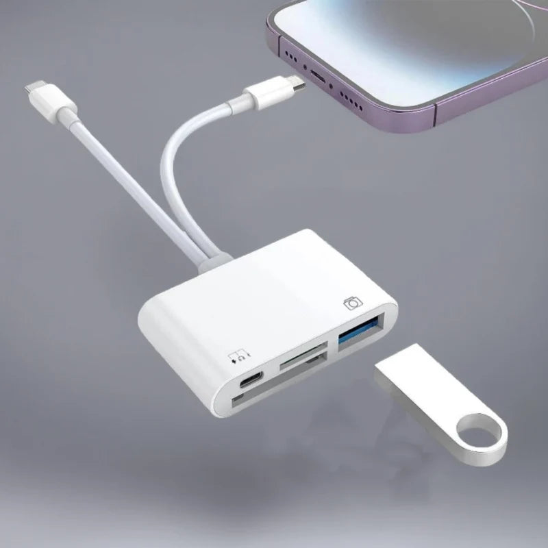 CONVERTIDOR 3 EN 1 PARA MEMORIAS DE CELULAR 📱💾