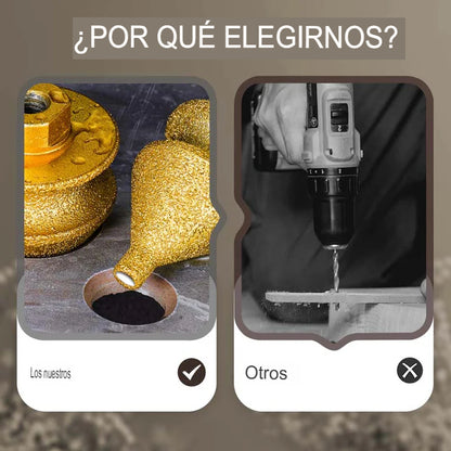 BROCA BISELADORA DE DIAMANTE PARA AMOLADORA💎🔧
