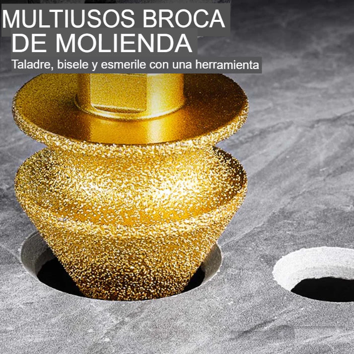 BROCA BISELADORA DE DIAMANTE PARA AMOLADORA💎🔧