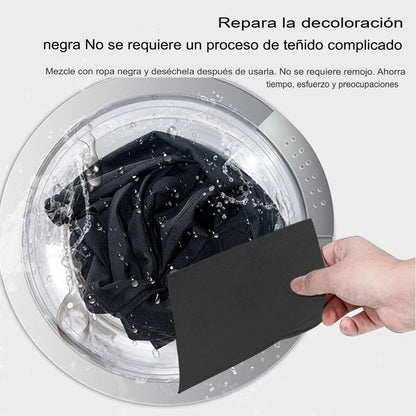 COLOR RESTORE: KIT X10 TIRAS COLORANTES PARA ROPA NEGRA✨🖤