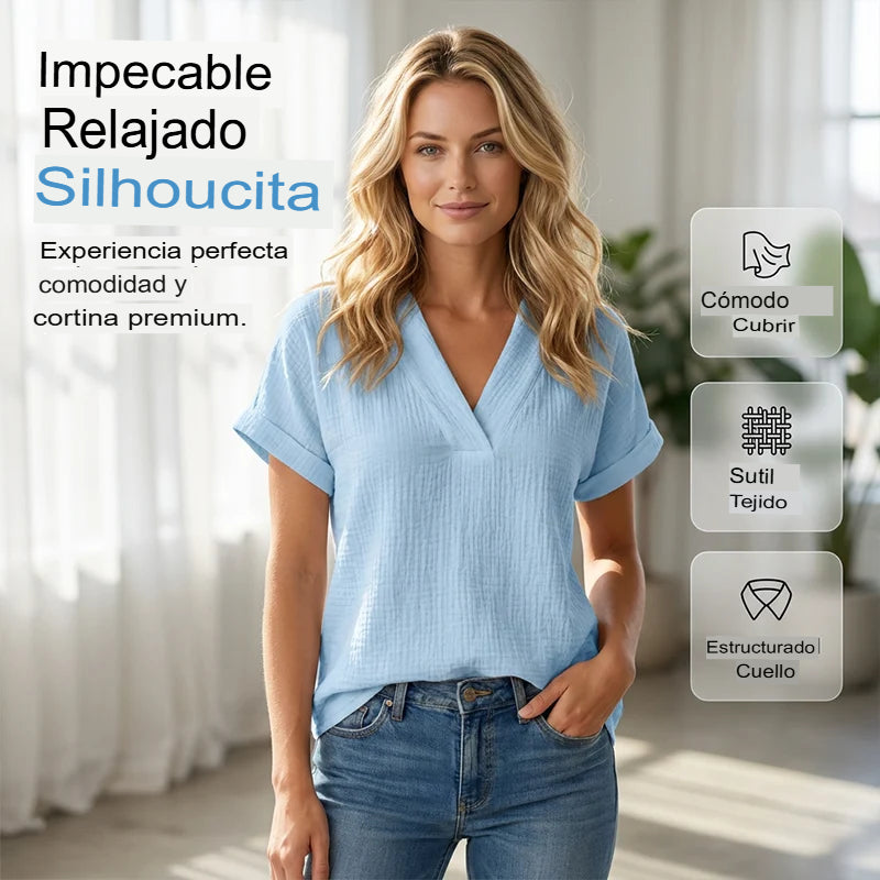 CAMISA DE VERANO PARA MUJER 🌸☀️