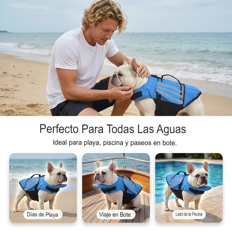 CHALECO SALVAVIDAS PARA MASCOTAS 🐶🛟