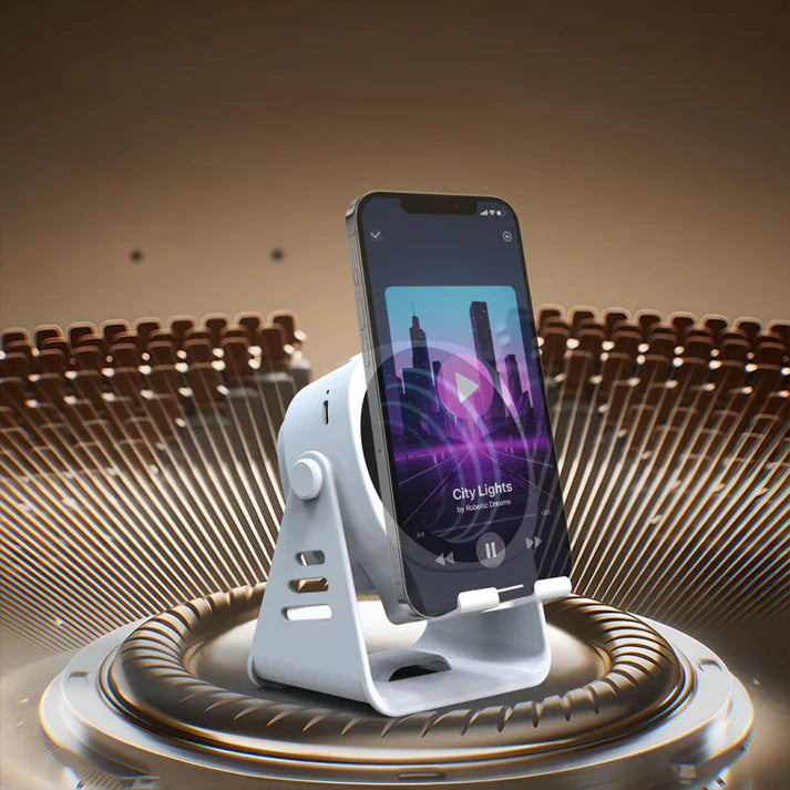 SOPORTE DE TELÉFONO CON AMPLIFICADOR DE SONIDO 🔊📱