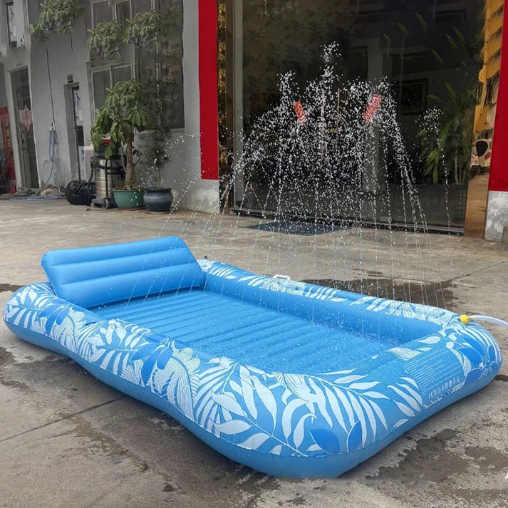 COLCHÓN FLOTANTE INFLABLE 🌊🏖️