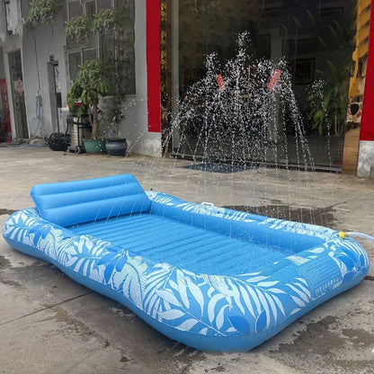 COLCHÓN FLOTANTE INFLABLE 🌊🏖️